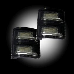 RECON-264140WHBKS-08-16-Ford-F250-F350-Superduty-Smoked-2-Piece-Mirror-Light-LED-Kit