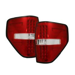 RECON-264168RD-Ford-F-150-Raptor-09-14-Red-Red-Tail-Lights-LED