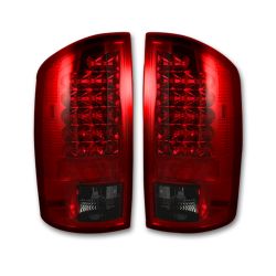 RECON-264171RBK-Dodge-02-06-RAM-1500-03-06-RAM-2500_3500-Red-Smoked-Tail-Lights-LED