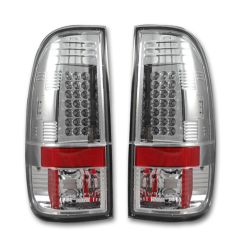 RECON-264176CL-Ford-SuperDuty-F-250_350_450_550-08-16-Clear-Red-Tail-Lights-LED