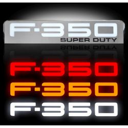 RECON-264186CH-08-10-Ford-F350-Chrome-Emblems-Illuminated-Side