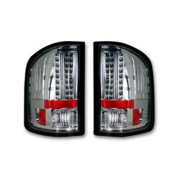 RECON-264189CL-GMC-Sierra-07-13-Clear-Red-Tail-Lights-LED