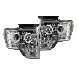 RECON-264190CL-Ford-F150---Raptor-09-14-Clear-Chrome-Headlights-Projector