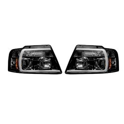 RECON-264198BKC-Ford-F150-04-08-Smoked-Black-Headlights-Projector