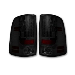 RECON-264236BK-Dodge-RAM-94-16-Smoked-Red-Tail-Lights-LED
