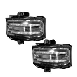RECON-264245WHCLX-Ford-Superduty-17-23-F250-F350-F450-Clear-White-Mirror-Light-LED-Kit