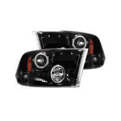 RECON-264270BKCC-Dodge-RAM-09-13-1500-10-14-2500_3500-Clear-Smoked-Headlights-Projector