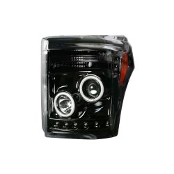 RECON-264272BKCC-Ford-Superduty-11-16-Clear-Smoked-Headlights-Projector