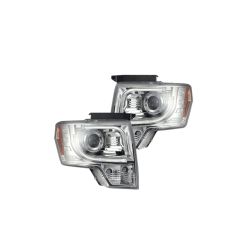 RECON-264273CL-Ford-F150-and-RAPTOR-13-14--Clear-Chrome-Headlights-Projector