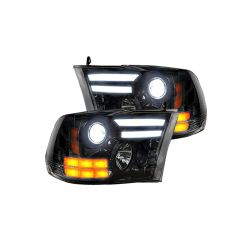 RECON-264276BKC-Dodge-14-16-Clear-Smoked-Headlights-Projector