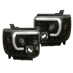 RECON-264295BKC-GMC-Sierra-14-16-Clear-Smoked-Headlights-Projector