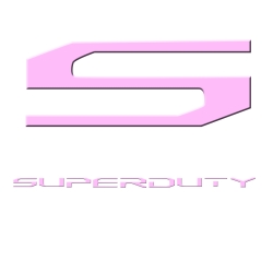 RECON-264381PK-2017-2018-Superduty-Acrylic-3-Piece-Set-Pink-Emblem-Raised-Logo