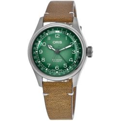Oris-01-754-7779-4067-Set-Mens-X-Cervo-Volante--Store-Display-9.7-out-of-10-Mens-Big-Crown-Green-Dial-Automatic